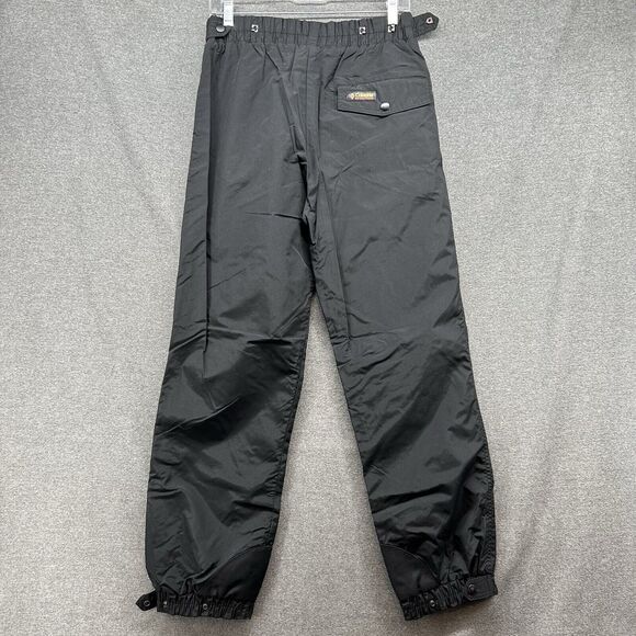 Vintage Columbia Snow Pants Women's Size 8 Black 100% Nylon - Picture 1 of 14
